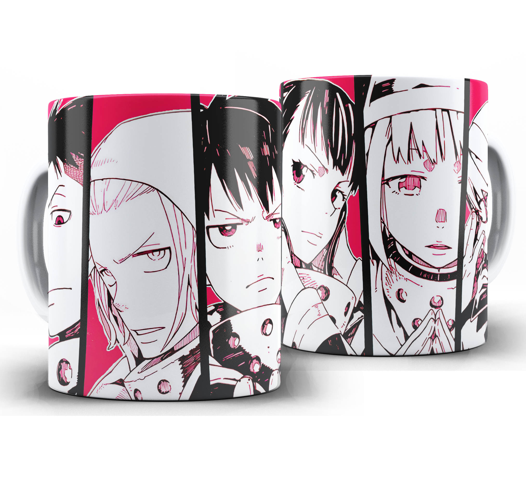 Caneca Anime - Fire force - Personagens
